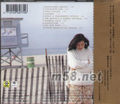 萬(wàn)芳 英文專輯I TEA OR TWO專輯背面圖片