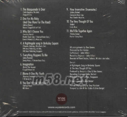 CAFE SOCIETY專輯背面圖片