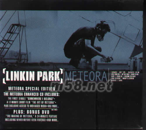 METEORA CD+DVD專輯正面圖片