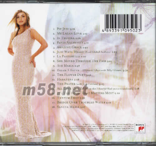 THE BEST OF CHARLOTTE CHURCH專輯背面圖片