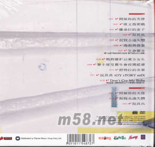 How are you專輯背面圖片