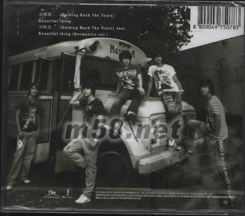 VACATION(韓國版)專輯背面圖片