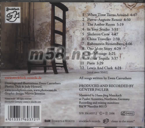 WHEN TIME TURNS AROUND時光倒流專輯背面圖片