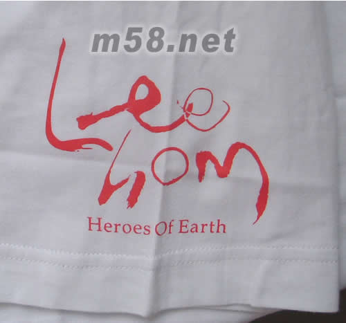 蓋世英雄演唱會DVD(臺灣限量旗艦晶鉆T恤版)晶鉆T恤袖口圖案