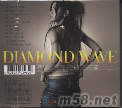 DIAMOND WAVE(日本初回限定盤)專輯背面圖片