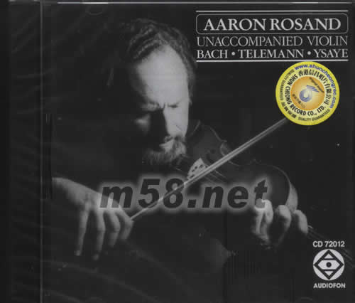 BACH TELEMANN YSAYE 無伴奏小提琴藝術專輯正面圖片