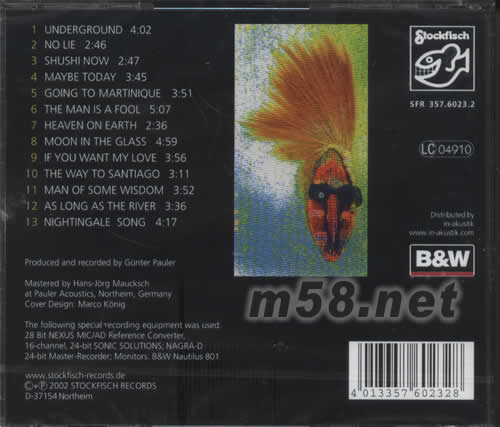 民謠 LIGHT GREEN BALL 點亮綠色的燈泡專輯背面圖片