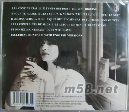 RENDEZ-VOUS專輯背面圖片