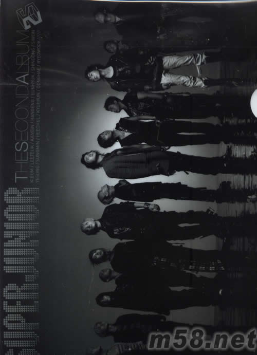 THE SECOND ALBUM 第二擊 (海外版送酷炫SJ造型資料夾)贈品背面圖片