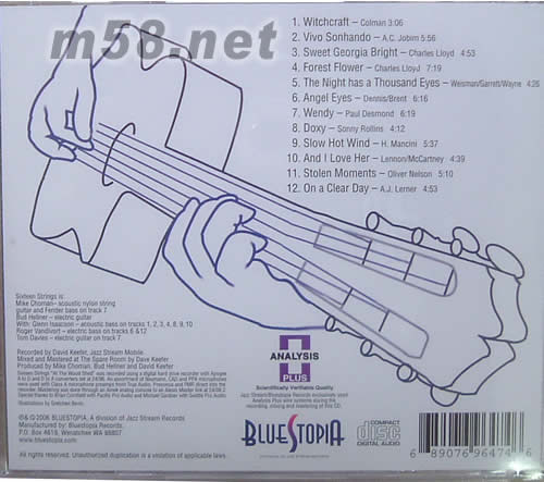 AT THE WOOD SHED專輯背面圖片