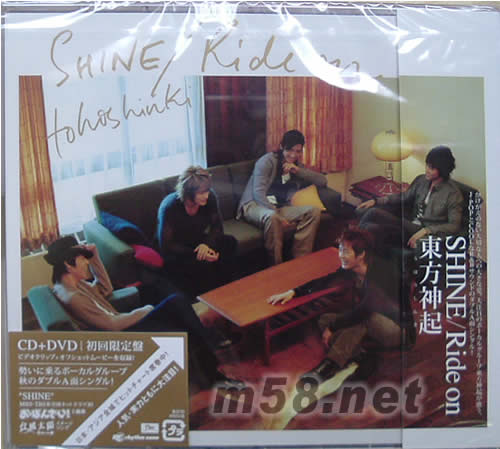 SHINE RIDE ON(CD+DVD日本初回限定版)專輯正面圖片
