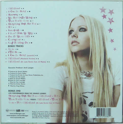 THE BEST DAMN THING美麗壞東西(全球限量特別版)+海報(bào)專輯背面圖片