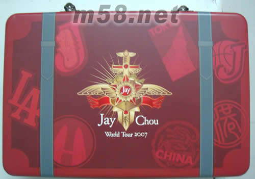 2007年世界巡回演唱會系列金屬手提箱手提箱正面圖片