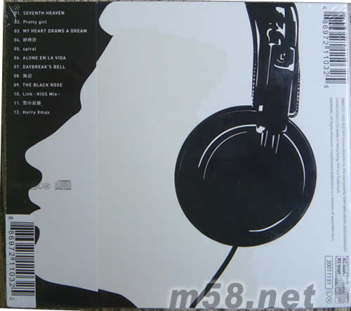 KISS(海外初回限定版)專輯背面圖片