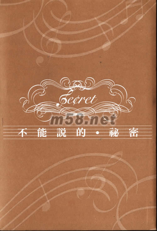 不能說的秘密電影DTS DVD(臺灣精裝禮盒版)贈品正面圖片