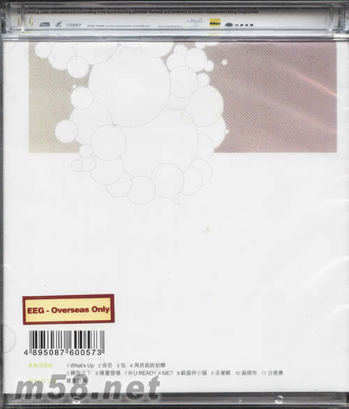 隆重登場專輯背面圖片