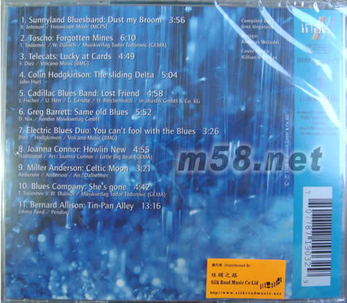 清新藍調(diào)第3集專輯背面圖片