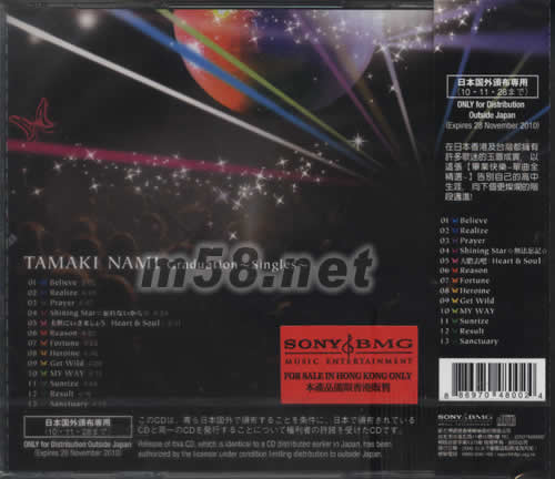 畢業(yè)快樂 ~ 單曲全精選~專輯背面圖片