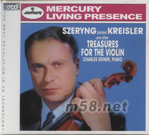 FRITZ KREISLER FAVORITES HENRYK SZERYNG XRCD專輯正面圖片