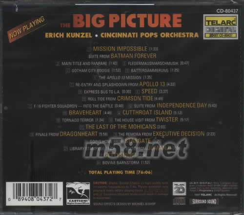 THE BIG PICTURE專輯背面圖片