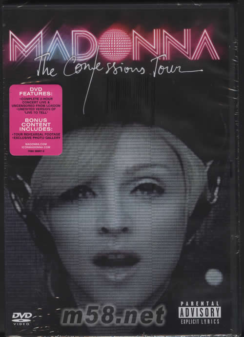 The Confession Tour演唱會DVD DTS版專輯正面圖片