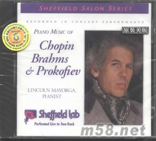 鋼琴演奏肖邦 布拉姆斯 普羅科菲夫(PIANO MUSIC OF Chopin Brabms & Prokofiev)專輯正面圖片