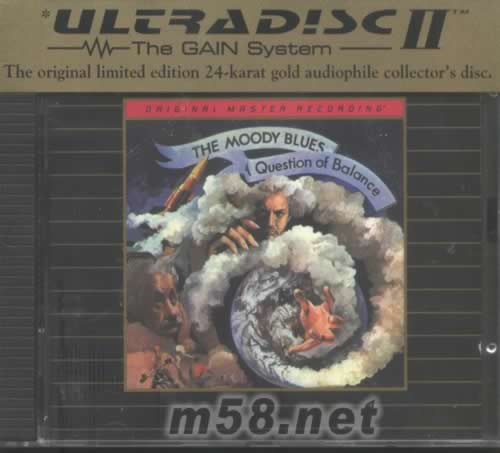 THE MOODY BLUES A Question of Balance 憂(yōu)郁藍(lán)調(diào)合唱團(tuán):平衡問(wèn)題(24K金碟)專(zhuān)輯正面圖片