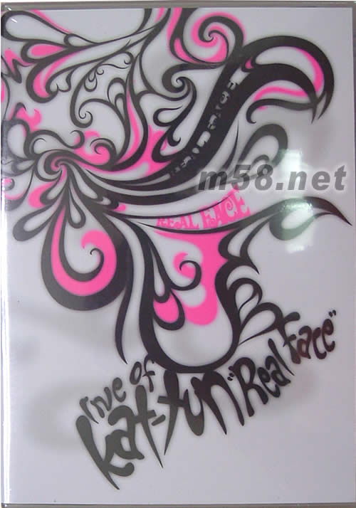 LIVE OF KAT-TUN REAL FACE(演唱會DVD日本版)DVD正面圖片
