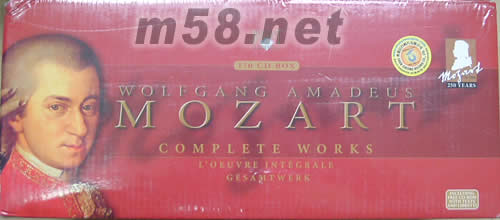 莫扎特全集COMPLETE WORKS(170CD套裝)專輯正面圖片