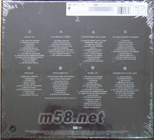 ENIGMA 15 YEARS AFTER(15周年紀念套裝)專輯背面圖片