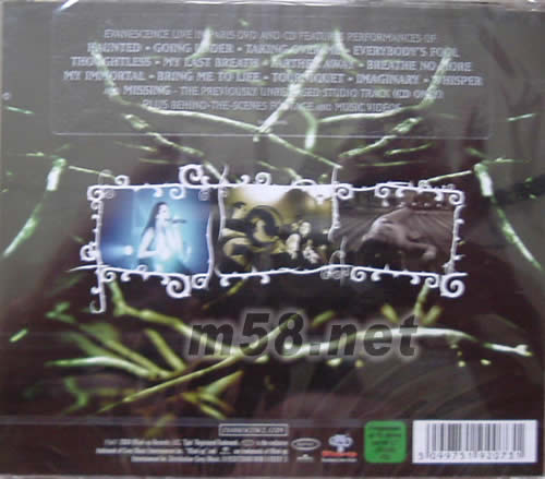 Anywhere But Home專(zhuān)輯背面圖片