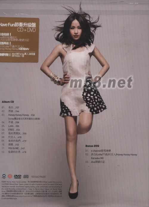 1087+139節奏升級盤專輯背面圖片