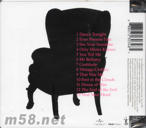 MEMORY ALMOST FULL專輯背面圖片