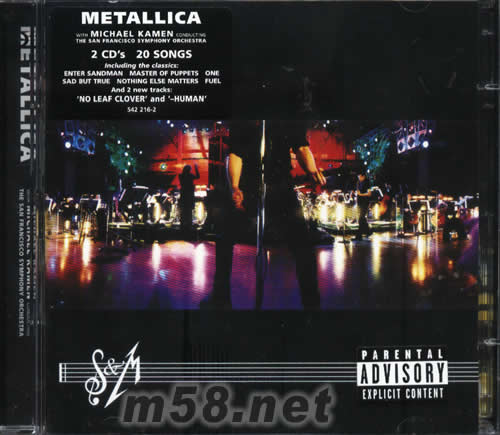 METALLICA S&M專輯正面圖片