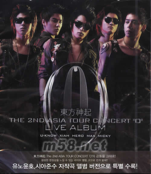 THE 2ND ASIA TOUR CONCERT“O”LIVE ALBUM專輯正面圖片