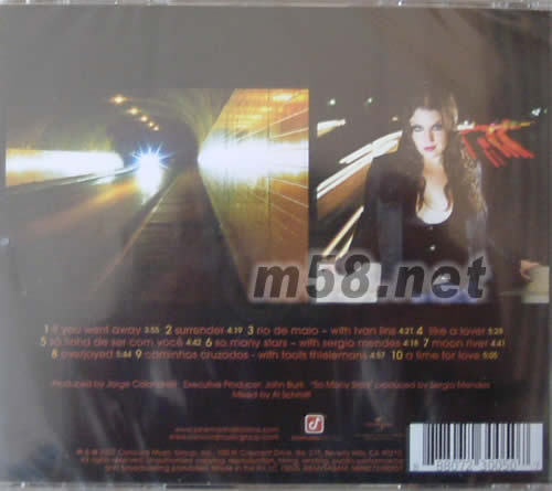 Surrender專輯背面圖片