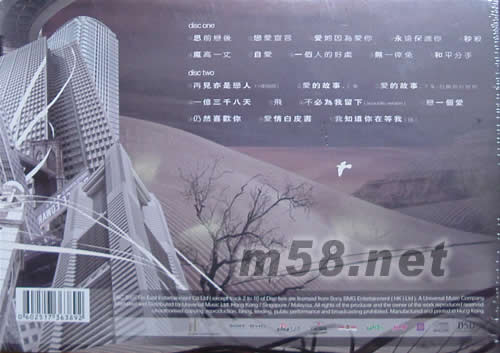 SO FAR SO..CLOSE專輯背面圖片