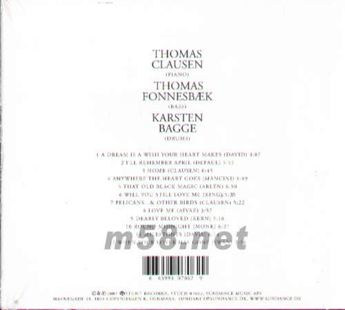 純音爵士(HIFI爵士鋼琴三重奏)專輯背面圖片