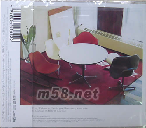 SHINE RIDE ON(CD臺灣初回限定版)專輯背面圖片