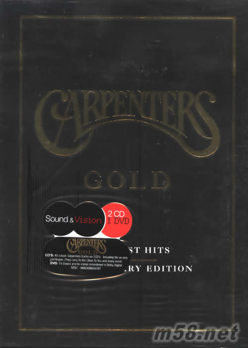 Gold 黃金精選2CD+DVD專輯正面圖片