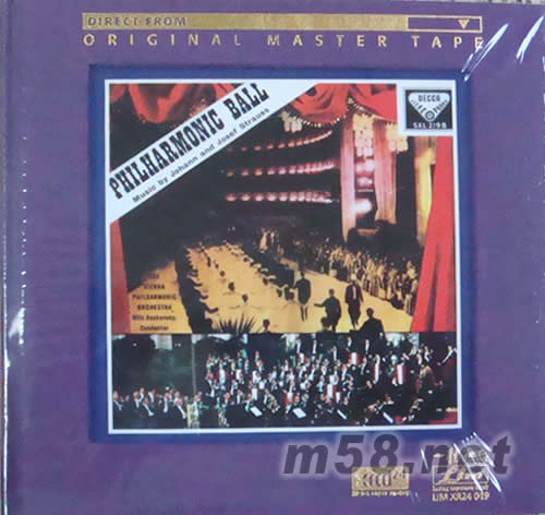 交響樂舞會PHILHARMONIKER BALL XRCD(紫色封面)專輯正面圖片