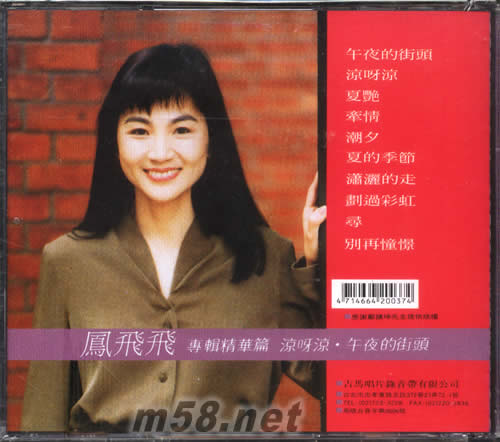 專輯精華篇涼呀涼·午夜的街頭專輯背面圖片