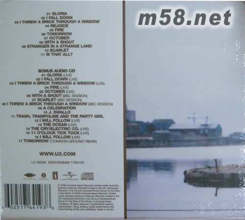 October(特別版)專輯背面圖片