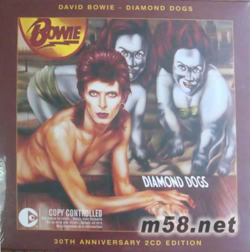 鉆石犬-30周年雙CD限量典藏版Diamond Dogs 30Th Avviversary Edition專輯正面圖片