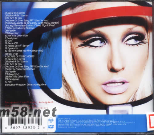 Keeps Gettin Better A Decade Of Hits(CD+DVD香港版)專輯背面圖片