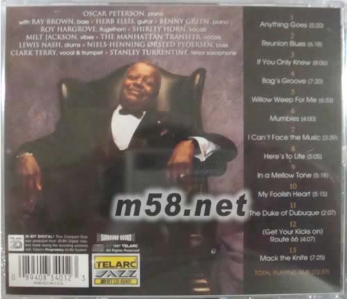 LIVE AT TOWNHALL HI-FI專輯背面圖片