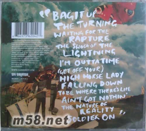 Dig Out Your Soul專輯背面圖片