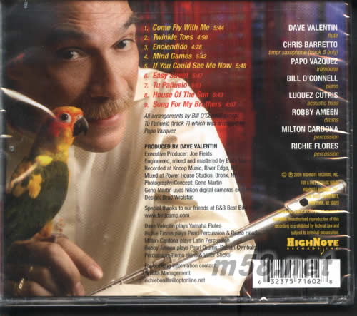 COME FLY WITH ME專輯背面圖片