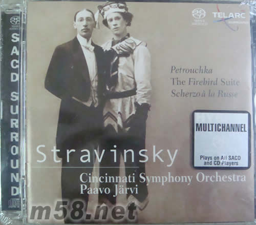 CINCINNATI SYMPHONY 彼得洛希卡.火鳥組曲.俄羅斯詼諧曲SACD專輯正面圖片