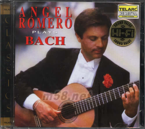 羅梅洛演奏巴哈HIFI樂曲集Transcribed for Guitar專輯正面圖片